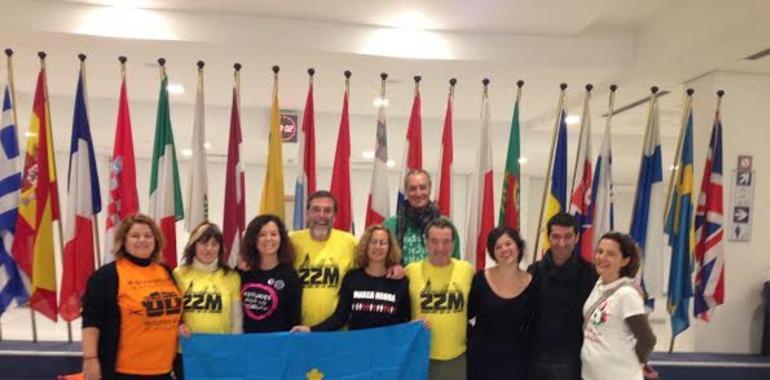 #Euromarchas. Los movimientos sociales de Asturies entran en el Parlamento Europeo 