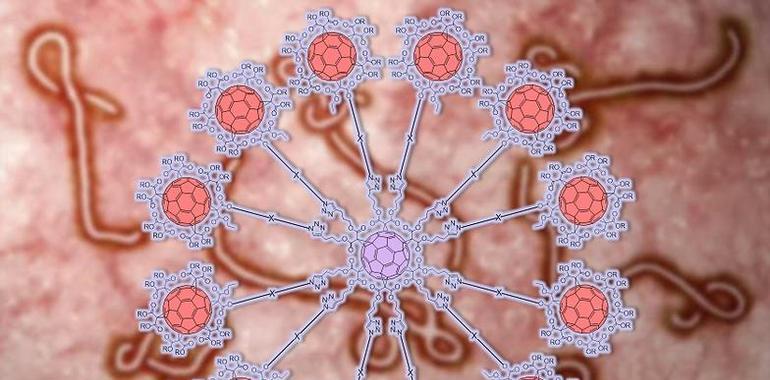 Fullerenos gigantes inhiben la infección del virus artificial del #ébola