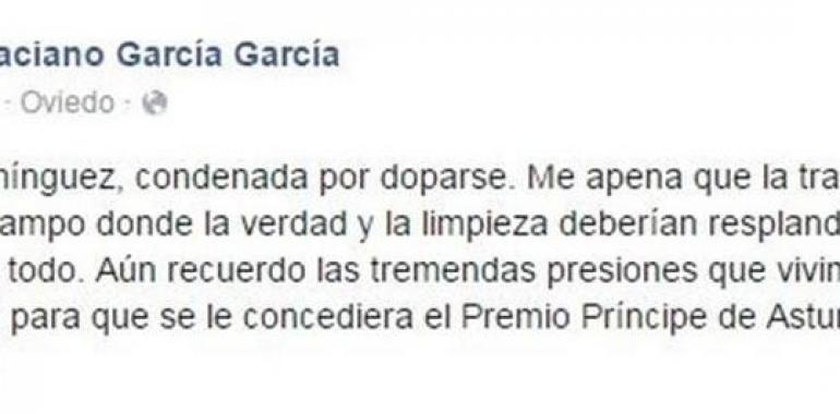 Graciano García admite tremendas presiones para premiar con el Príncipe de Asturias a Marta Domínguez