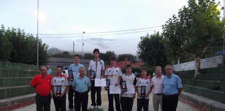 La bolera de Pancar acogió la final del Campeonato de España Cadete de Bolo Palma