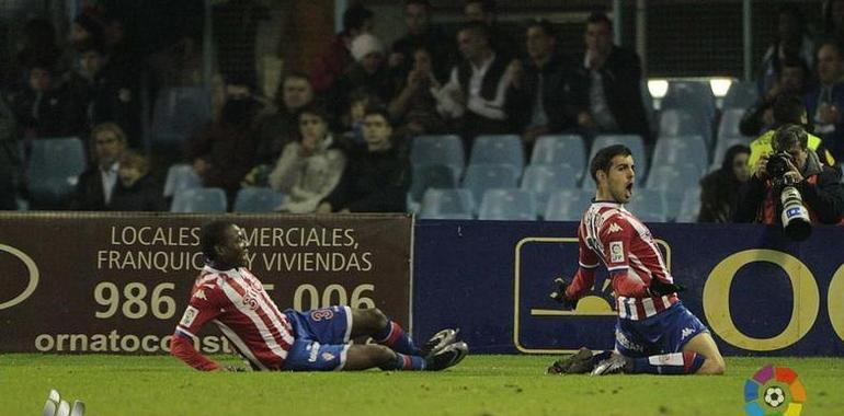 2-1 del Sporting frente al celta pese a su luchado segundo tiempo