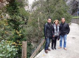 La alcaldesa de Teverga pide un "frente común" para arreglar la Senda del Oso