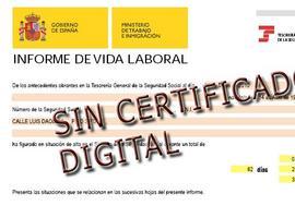 La vida laboral se podrá obtener de forma inmediata y sin certificado digital con el número de móvil 