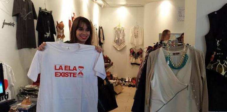 Paula Rojo, solidaria con los enfermos de ELA