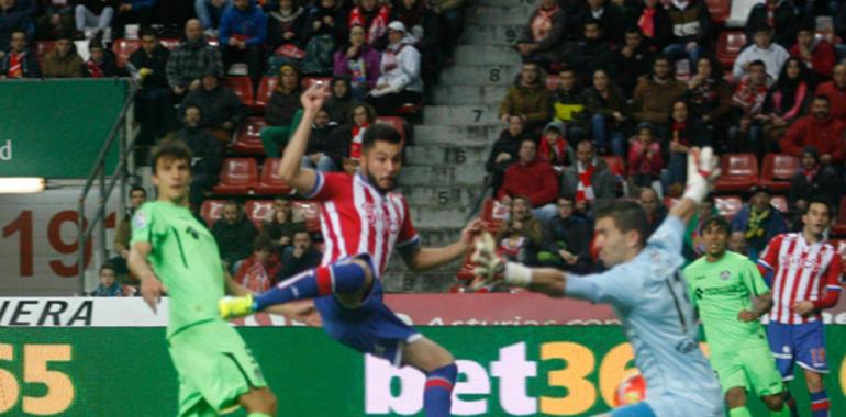 El Sporting perdió esta noche 1-2 ante el Getafe 