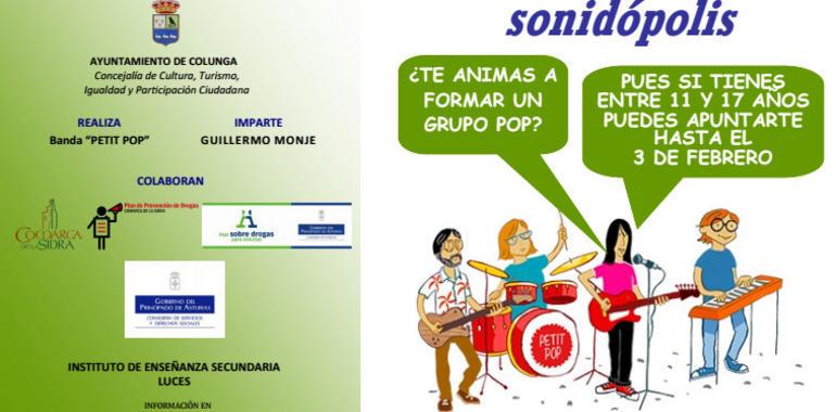 Sonidópolis prepara un gran escenario de pop-rock en Colunga