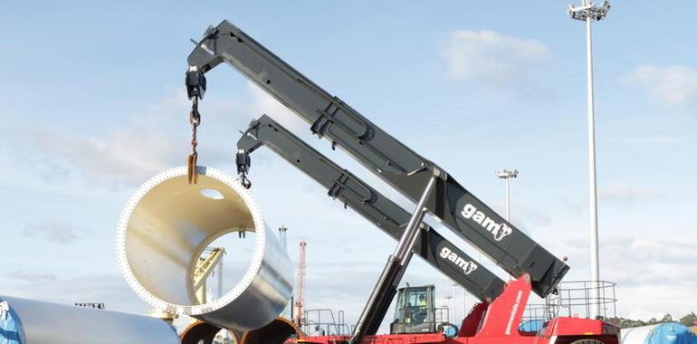 GAM instala en el puerto de Avilés dos innovadores equipos de gran tonelaje