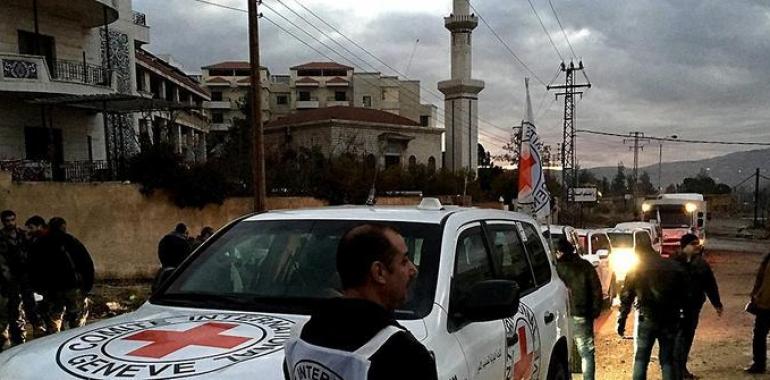 Comienza a llegar ayuda de Cruz Roja para la hambruna en Siria