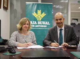 Caja Rural de Asturias apoya al comercio lavianés 