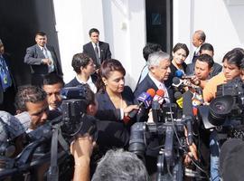 Pérez Molina expone sus proyectos al Embajador de EEUU en Guatemala