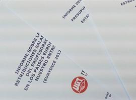 FETE-UGT sitúa Asturias entre las CCAA que más recortaron en Educación en 3 años