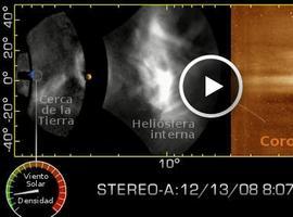 Una nave observa por vez primera cómo una tormenta solar envuelve a la Tierra