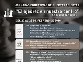 Pioneras jornadas de ajedrez educativo en CTD Naranco y C.P Germán Fdz Ramos 