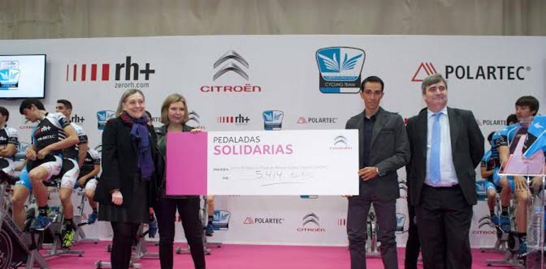 Pedaladas solidarias frente al ictus con Alberto Contador