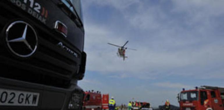 La Academia de Arkaute imparte un curso de coordinación con helicópteros 