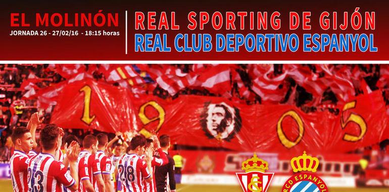 El Sporting jugará con cautela el partido frente al Espanyol