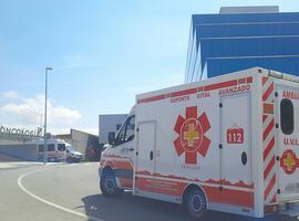 Ingresa en el HUCA un joven cangués tras accidente laboral en Traspando