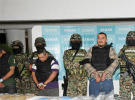 Presenta la armada de México a Martín Omar Estrada Luna (a) “El Kilo”