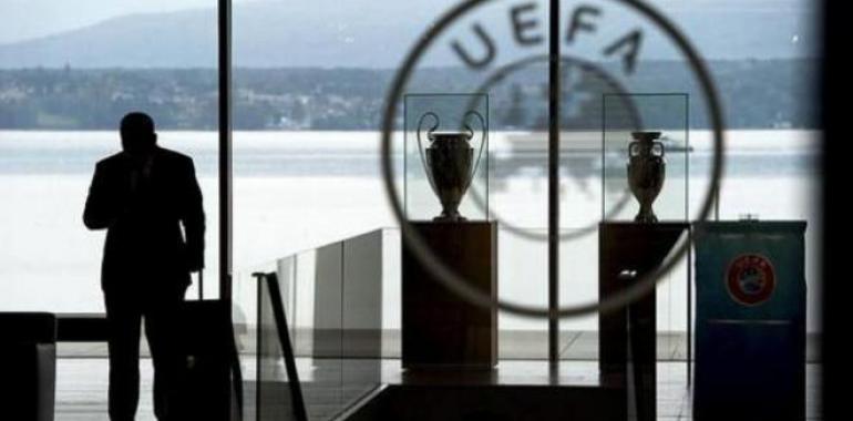 Registro en la sede en Suiza de la UEFA por el caso de los Panama Papers  