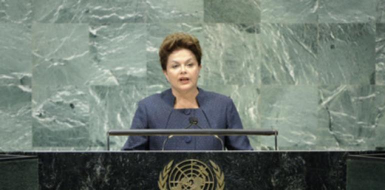 Dilma Rousseff hace historia en la ONU