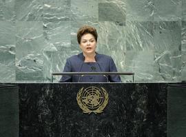 Dilma Rousseff hace historia en la ONU