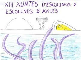 Jorge Vega, ganador del Ier Concursu de Carteles XIII Xuntes d’Escolinos y Escolines 