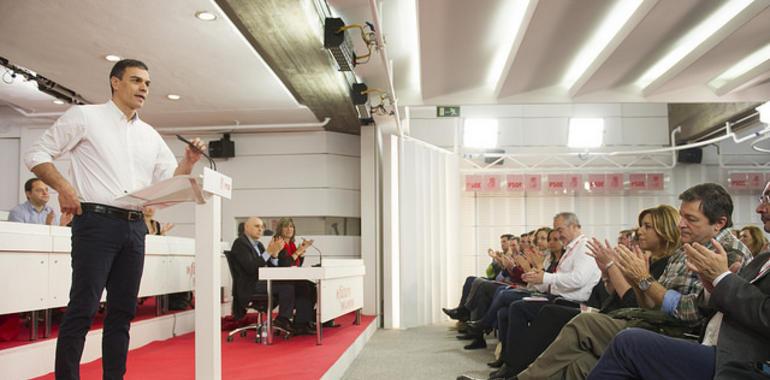 Pedro Sánchez confía en que los españoles rompan el bloqueo provocado por Rajoy