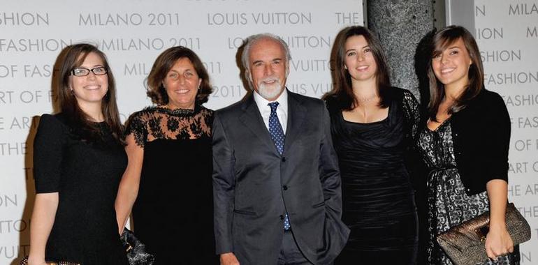 Louis Vuitton celebrates the opening of a new store in Milan 