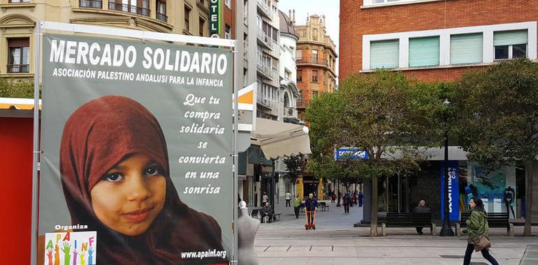 Mercado solidario en Gijón para los niños de los campos de refugiados del Líbano