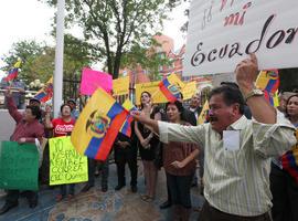 Venezuela y Colombia respaldan a  Correa frente a postura de activistas anticastristas 