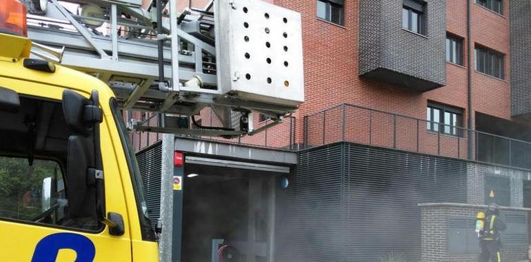 Extinguido un incendio en un trastero en Avilés