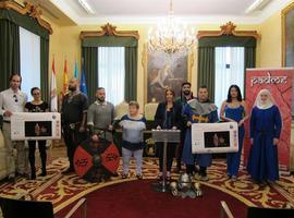 Combates medievales en Gijón para llamar a la lucha contra el ELA