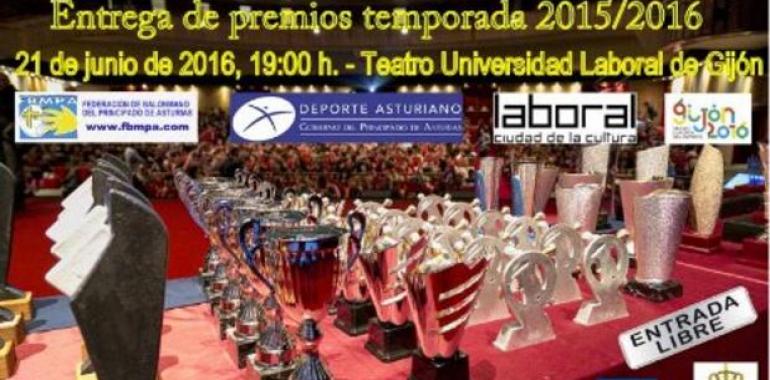 El Balonmano asturiano celebra su gran gala en la Laboral