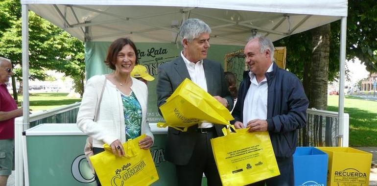 La lata que conserva busca aumentar el reciclaje en 5 ciudades asturianas