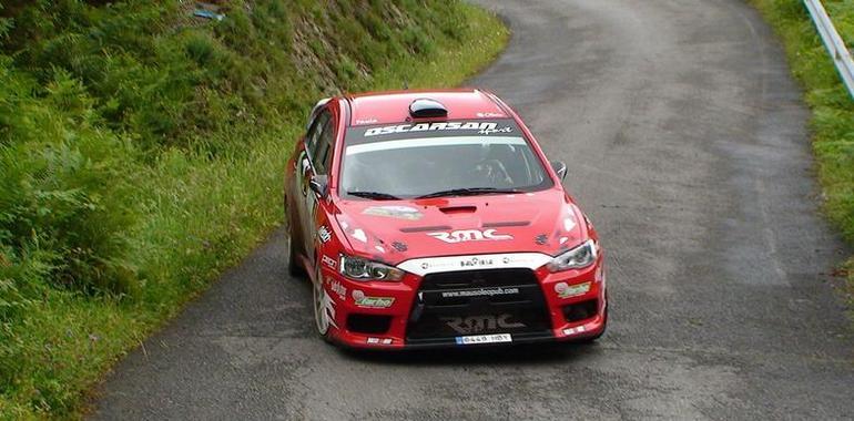 Óscar Palacio defiende el liderato del regional de Rallysprint en Vegadeo