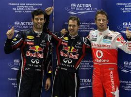Vettel se impone en Singapur y se sitúa a un punto del título