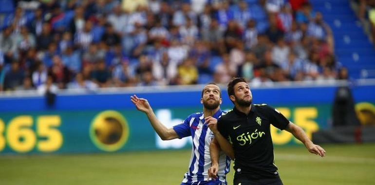 "Empate justo" del Sporting ante el Alavés en Vitoria