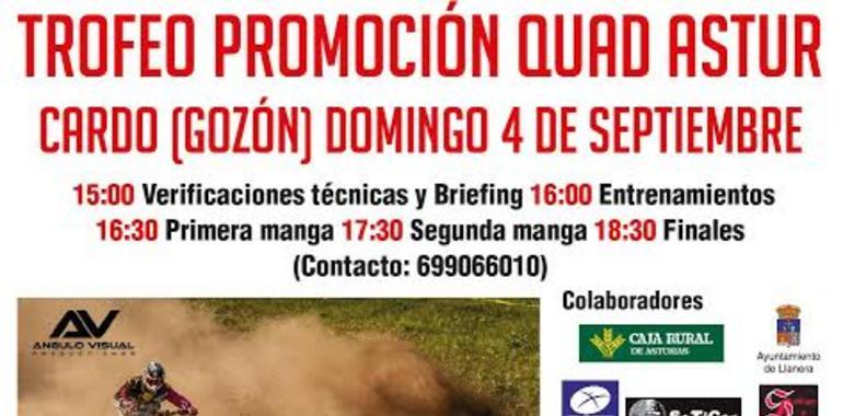 Cardo, Gozón, nueva parada del Trofeo Promoción Quad Astur