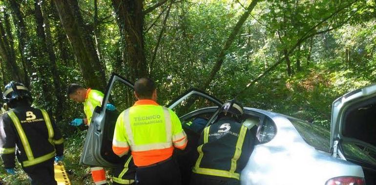 Herida una mujer en accidente de tráfico en Vibaño