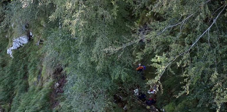 Rescatados dos montañeros, uno herido, en la majada del Tornín