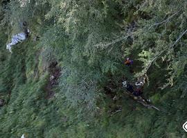 Rescatados dos montañeros, uno herido, en la majada del Tornín