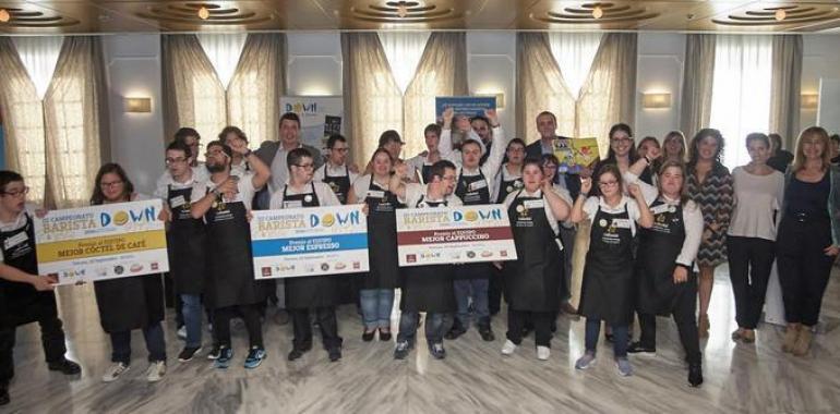 La profesionalidad impera en el Campeonato Barista Down de Asturias