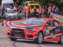 Óscar Palacio logra la tercera posición en el Rallye Villa de Llanes