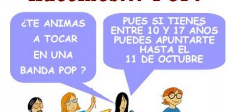 Colunga lanza una nueva edición de su taller musical "Hacemos...pop" 