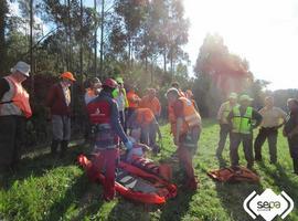 Recibe un balazo en una pierna durante una cacería en Navia