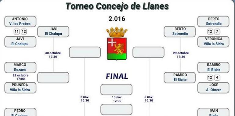 Octavos de Final del Torneo de Bolos Cuatreada Individual Llanes 