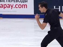 Patinaje: Remontada y victoria en Moscú de Javier Fernández