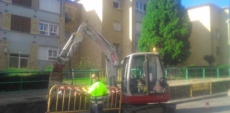 Avilés comienzan las obras de pavimentación en el Polígono de la Magdalena