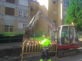 Avilés comienzan las obras de pavimentación en el Polígono de la Magdalena