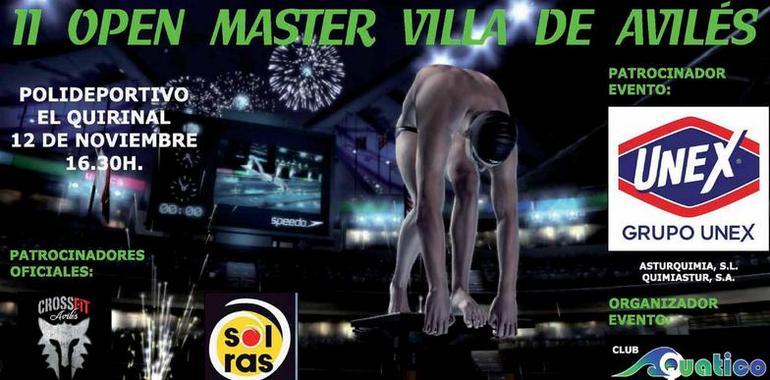177 nadadores/as de 15 clubes disputarán el II Open Master Villa de Avilés
